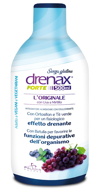 Drenax forte l'originale con uva e mirtillo 500 ml