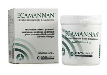 ECAMANNAN Integratore a base di Glucomannano Polvere 50g senza zucchero di Ca.Di.GROUP