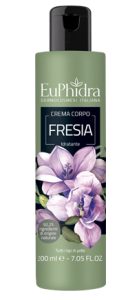 EUPHIDRA CREMA CORPO IDRATANTE FRESIA IN FLACONE CON ETICHETTA