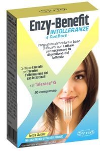 Enzy Benefit Intolleranze e Gonfiore - Integratore Digestivo - 30 Compresse