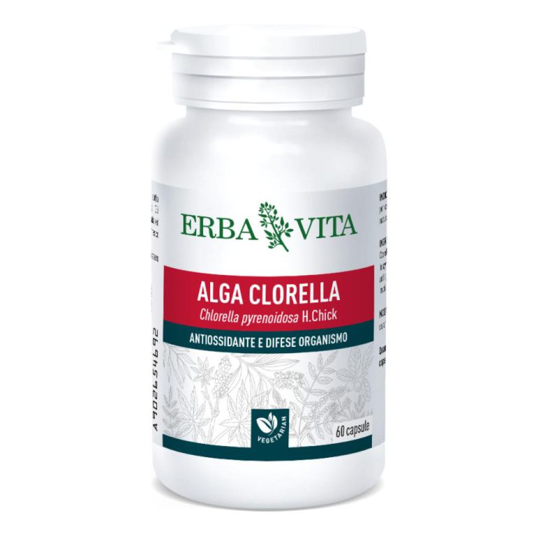 Erba Vita Alga Clorella Integratore Alimentare 60 Capsule