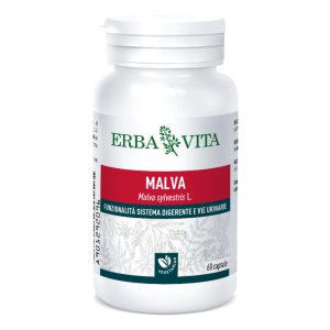 Erba Vita Capsule Monoplanta Malva Integratore Alimentare 60 Capsule