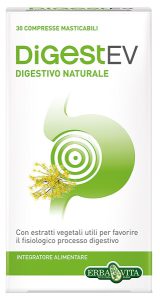 Erba Vita Digest EV Integratore Digestivo Naturale 30 Tavolette