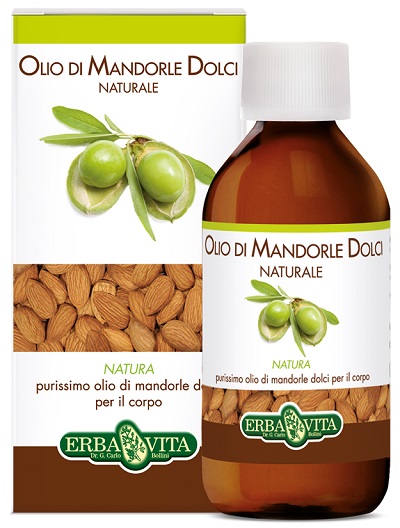 Erba Vita Olio di Mandorle Dolci Naturale Idratante Corpo 250 ml