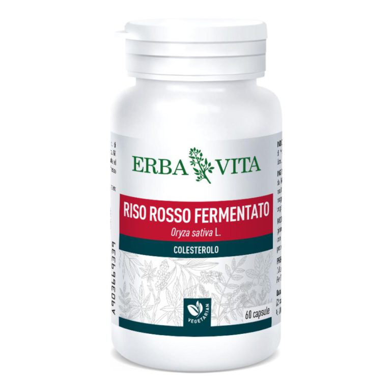 Erba Vita Riso Rosso Integratore Alimentare 60 Capsule 450mg