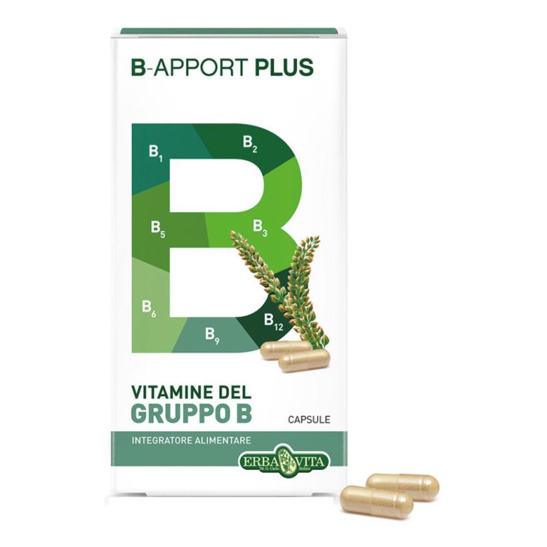 Erba Vita Vitamine - B-Apport Plus Integratore Vitamine Gruppo B, 45 Capsule