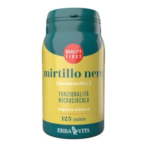 Erbavita Mirtillo Nero 125 Tavolette