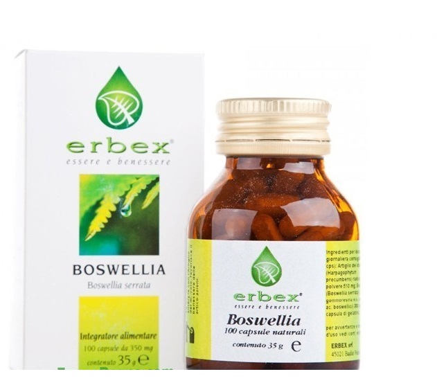 Erbex Boswellia Integratore Alimentare 100 Capsule