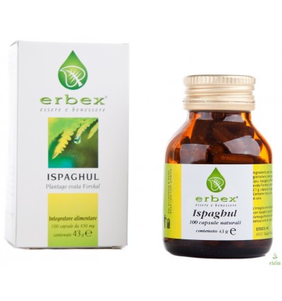 Erbex Ispaghul Integratore Alimentare 100 Capsule Da 430mg