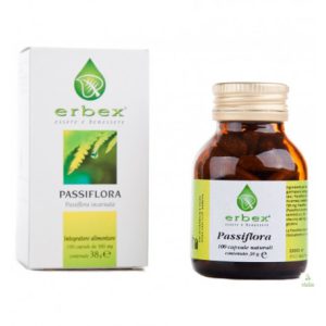 Erbex Passiflora Integratore Alimentare 100 Capsule