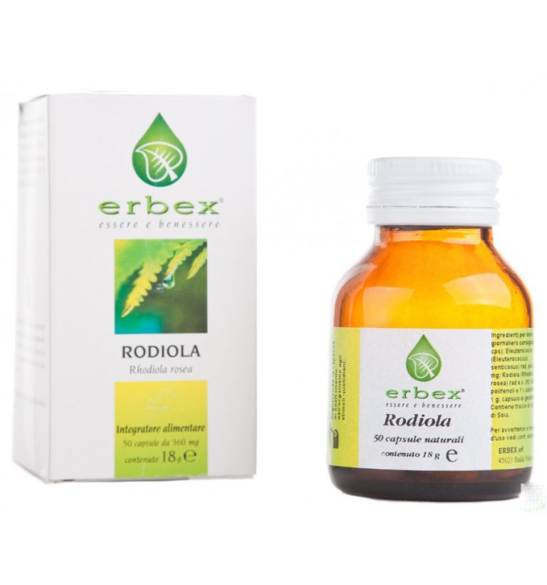 Erbex Rodiola Integratore Alimentare 50 Capsule