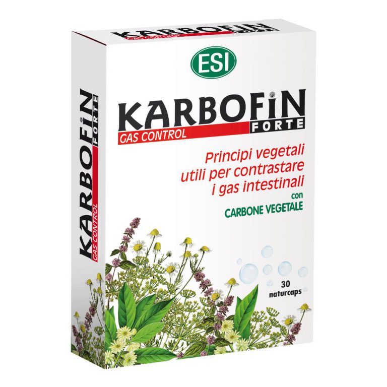 Esi Benessere Intestinale Karbofin Forte Integratore Alimentare 30 Capsule