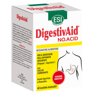 Esi DigestivAid No Acid 60 Tavolette Masticabili