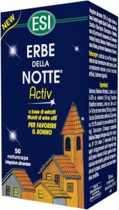 Esi Erbe Della Notte Activ Integratore per il Sonno 50 Capsule