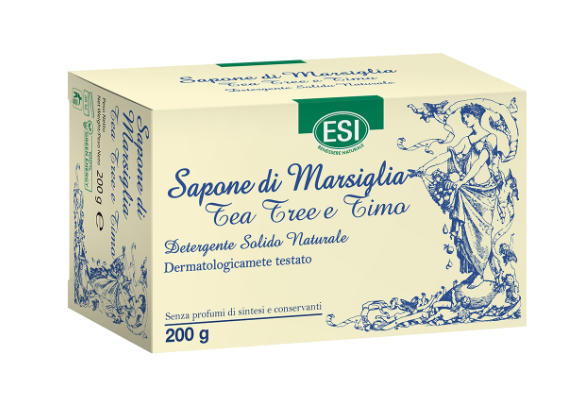 Esi Sapone di Marsiglia Solido Aloe 200 gr - Detergente naturale