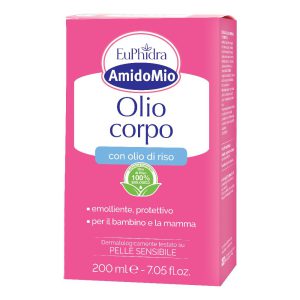 EuPhidra AmidoMio Olio Corpo Emolliente Detergente Pelli Sensibili 200 ml