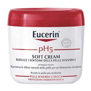 Eucerin pH5 Soft Cream Riduce I Sintomi Della Pelle Sensibile 450ml