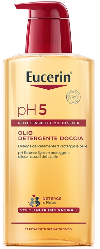 Eucerin pelli sensibili olio doccia 400 ml