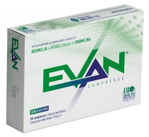 Evan - Integratore Antinfimmatorio Naturale - 20 Compresse Retard