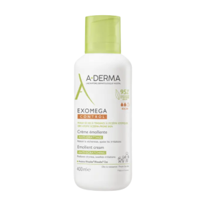 Exomega Control Crema Emolliente Tripla Azione - Crema lenitiva per pelle secca a tendenza atopica - 400 ml