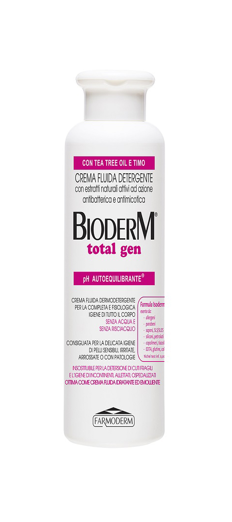 Farmoderm Bioderm Total Gen Crema Fluida Detergente 250ml