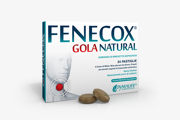 Fenecox® Gola Natural Menta E Eucalipto Dymalife® 36 Pastiglie