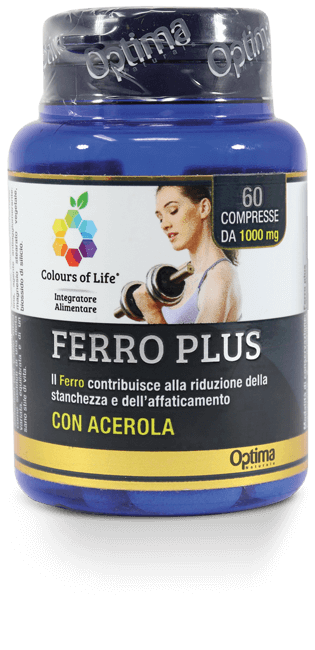 Ferro Plus Con Acerola Colours Of Life® Optima Naturals 60 Compresse