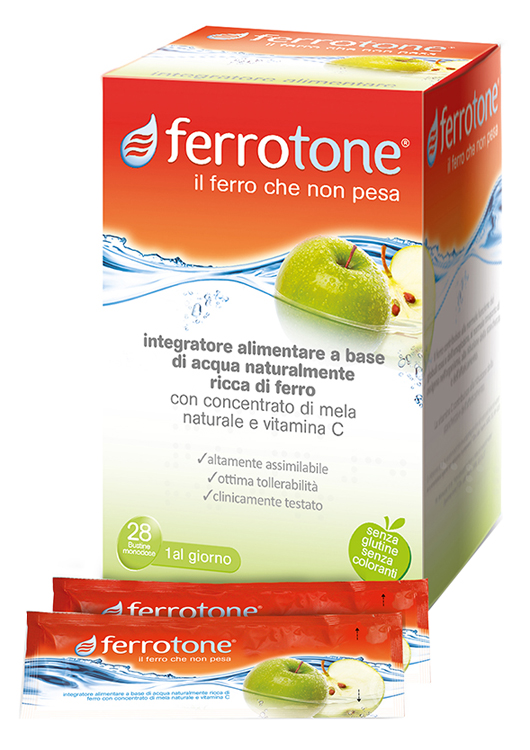 Ferrotone apple 28 sacchetti 25 ml