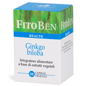 Fitoben Ginkgo Biloba Integratore Alimentare 50 Capsule Vegetali