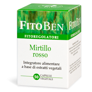 Fitoben Mirtillo Rosso Integratore Alimentare 50 Capsule