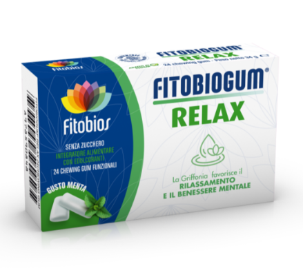 Fitobiogum Relax Fitobios 24 Chewing Gum