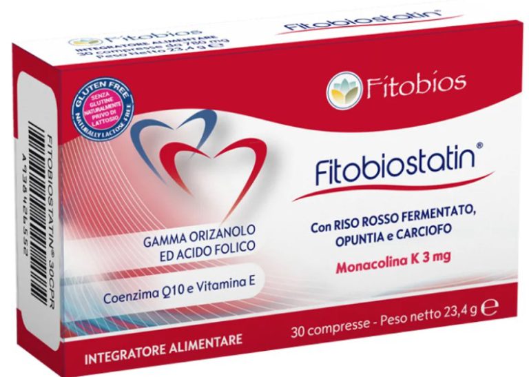 Fitobiostatin integratore naturale che abbassa il colesterolo 30 compresse