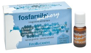 Fitobucaneve Fosfarsile Memory Integratore Alimentare Senza Glutine 10Flaconcini