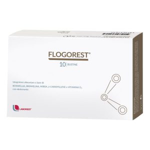 Flogorest Integratore alimentare a base di estratti di boswellia, bromelina 10 Bustine