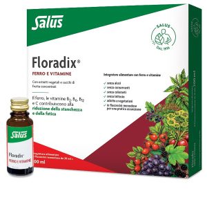 Floradix - Integratore di Ferro e Vitamine - 10 Fiale Monodose