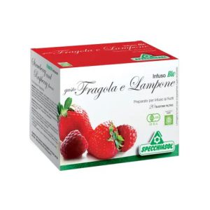 Fragola e Lampone Infuso Bio Specchiasol 20 Bustine