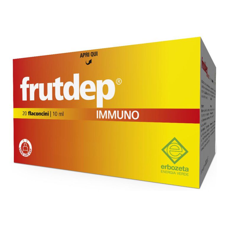 Frutdep Immuno Integratore per difese immunitarie 20 flaconcini da 10 ml