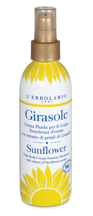 GIRASOLE crema fluida corpo FRESCHEZZA D'ESTATE 200 ml Erbolario