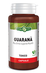 GUARANA' 60 Capsule Monoplanta 500 mg Integratore Alimentare ErbaVita