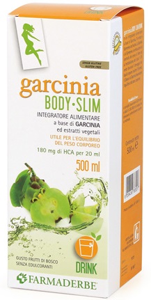 Garcinia body slim gusto frutti di bosco 500 ml