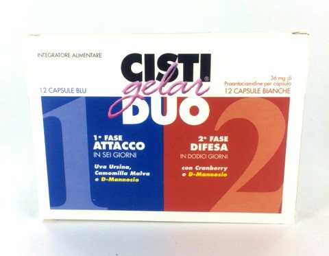 Gelar Farma Cistigelar Duo Integratore Alimentare 24 Capsule