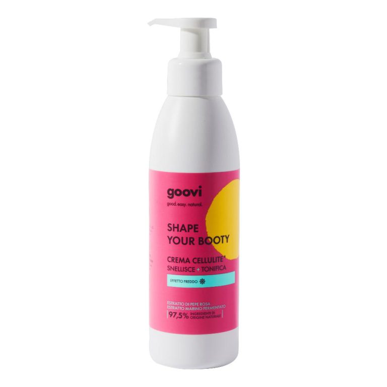 Goovi Crema Cellulite Snellisce Tonifica Effetto Freddo Shape Your Booty 240ml