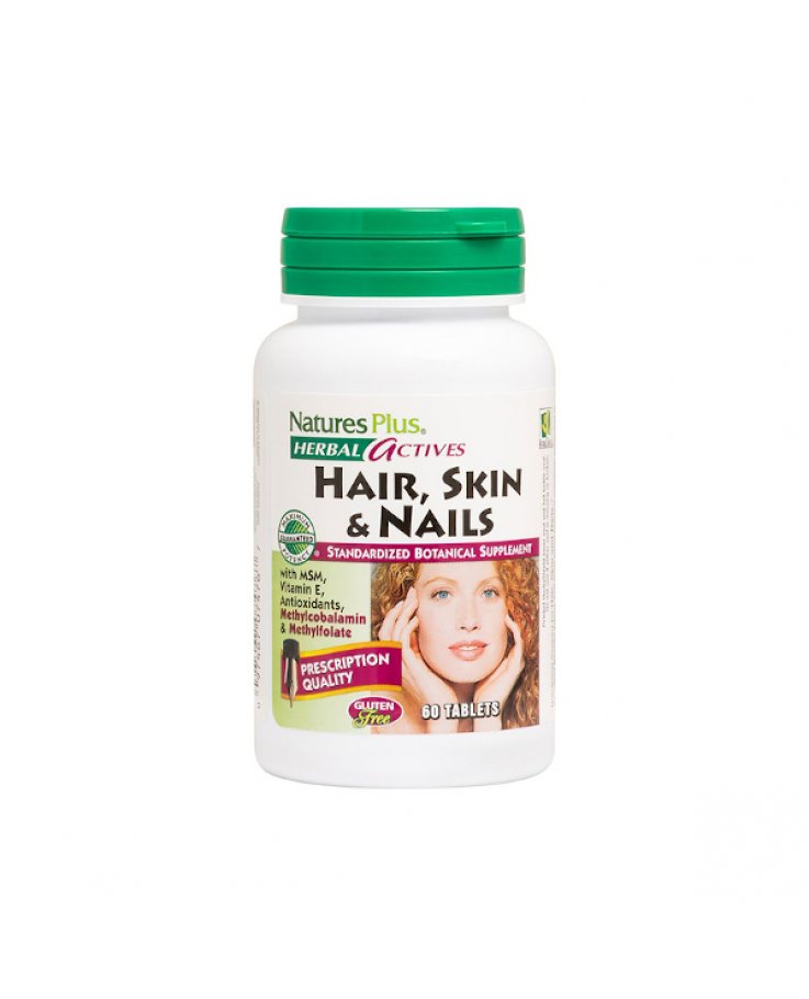 Hair Skin &amp; Nail Natures Plus 60 Tavolette