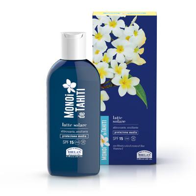 Helan Monoi de Tahiti Latte Solare SPF15 Fluido 200ml