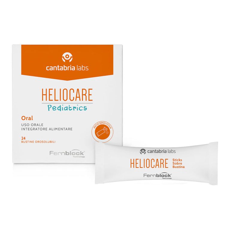 Heliocare Pediatrics Oral 24 Bustine Orosolubili - Integratore Per La Prevenzione Solare Bambini