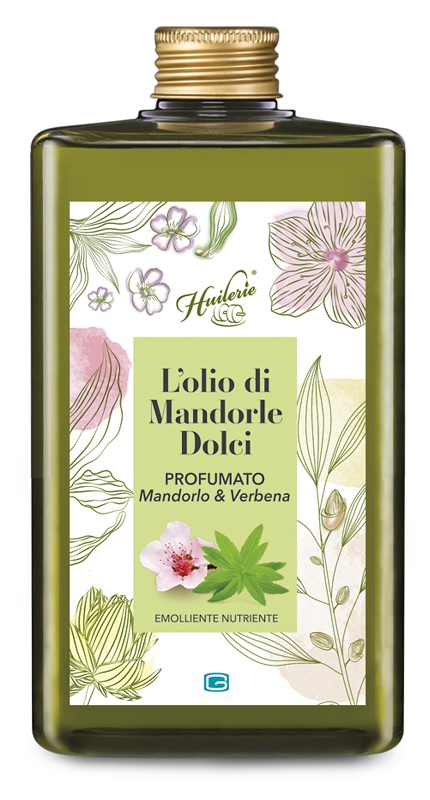 Huilerie l'olio di mandorle dolci profumato mandorlo &amp; verbena 300 ml