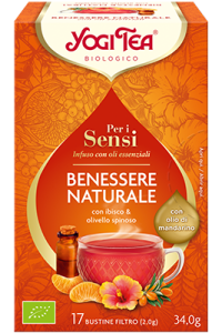 Infuso Biologico Per I Sensi Benessere Naturale Yogi Tea 17 Bustine Filtro