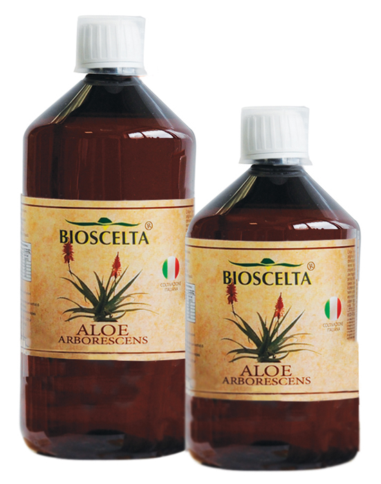 Integratore Alimentare Aloe Arborescens puro succo Supporto alla Funzione Digestiva ed Epatiche 1L