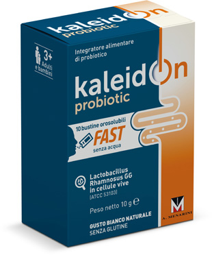 KALEIDON PROBIOTIC FAST BIANCO NATURALE 10 BUSTE OROSOLUBILI