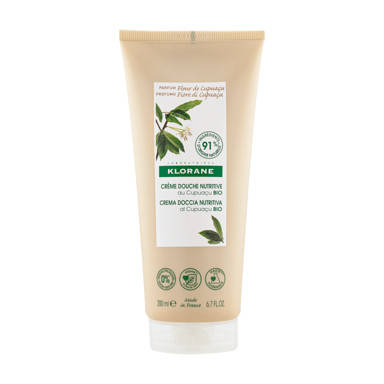 Klorane Crema Doccia Al Burro Di Cupuacu Bio Profumo Fiore Di Cupuacu Fresia E Latte Di Cotone 200ml